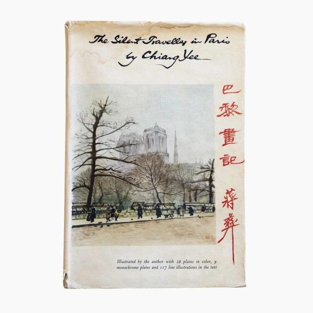 W.W. Norton Cream Dust Jacket Silent Traveller in Paris Hardcover Book OS‎